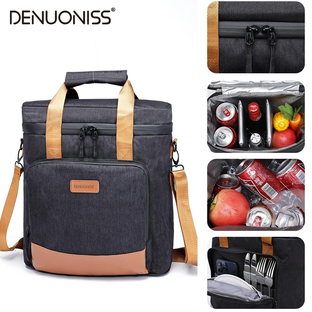 DENUONISS nouveau sac de refroidissement de vin 100% sac isotherme de pique-nique étanche sac de réf