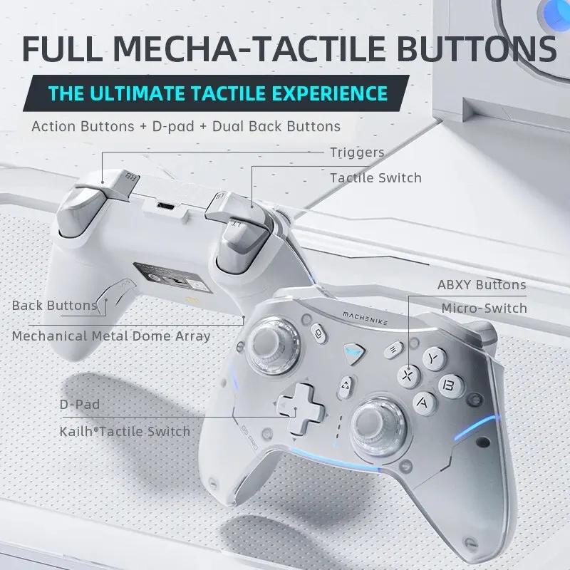 Manette de jeu sans fil Machenike, G5 Pro Elite, Hall Trigger Joystick, Mecha-Tactile, lèvent pour S