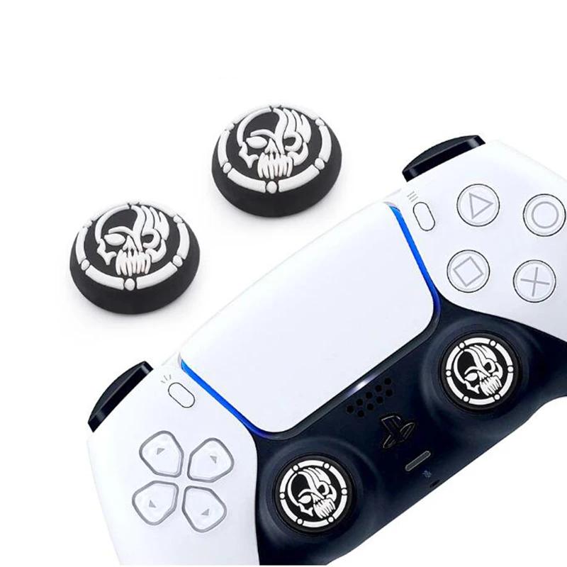 Capuchon de poignée de bâton de pouce, housse de Joystick pour Sony Dualshock 5/4/3 PS5 PS4 PS3 Slim