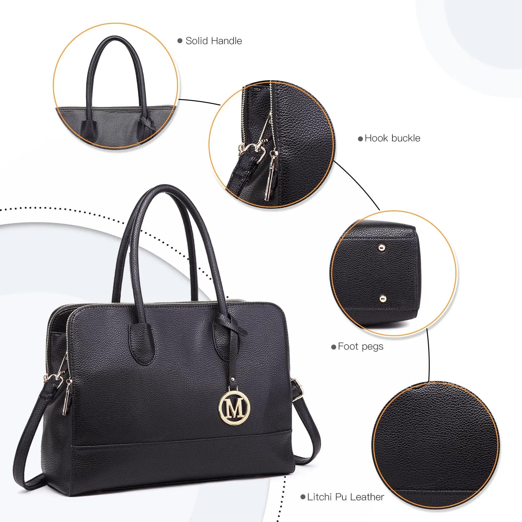 Miss Lulu-Porte-documents de 13 pouces, sac à main pour ordinateur portable, sacoche rétro élégante 