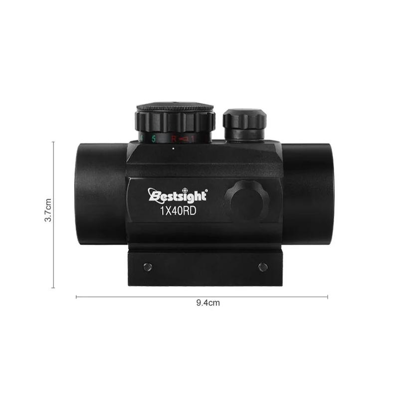 Viseur à points rouges 1x40mm, étanche, antichoc et antibuée, avec support sur pied de 1 pouce