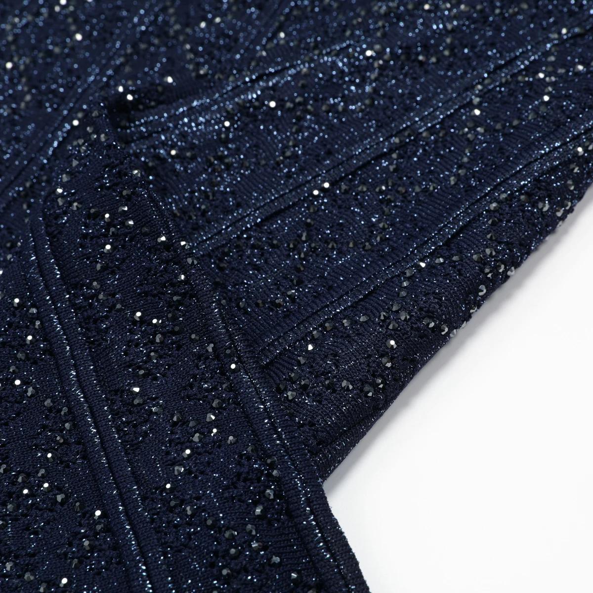 Ensemble femme haut et jupe en tricot élastique de luxe, style féminin, manches longues, nouvelle co