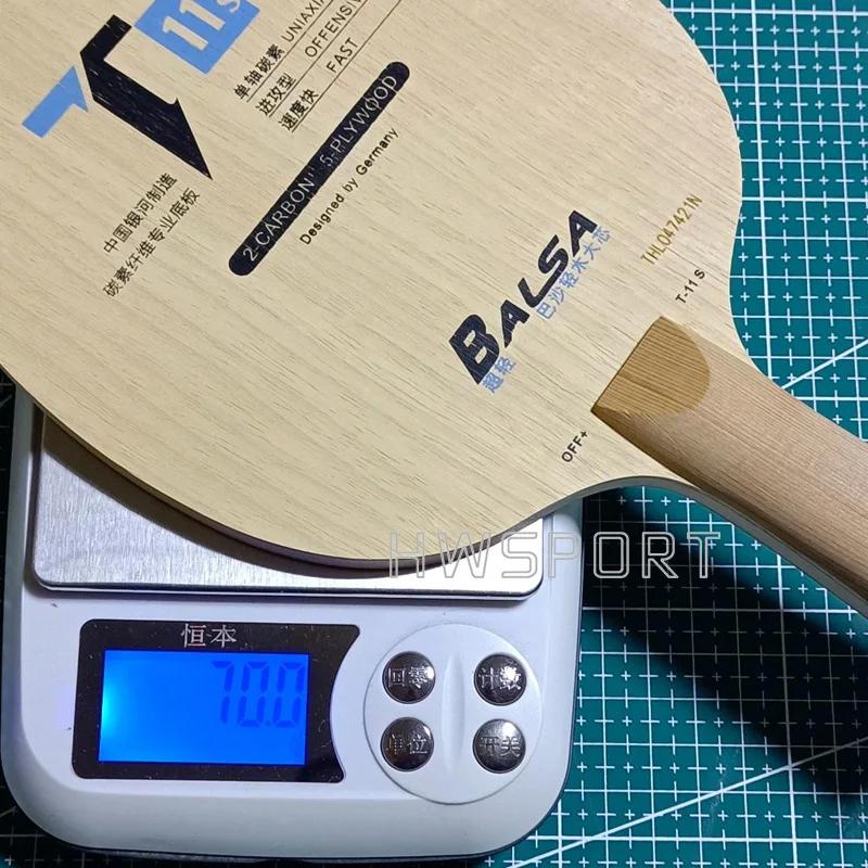 YINHE T11S lame de Tennis de Table lame de Ping-Pong Super légère 5 bois 2 carbone offensive 72g