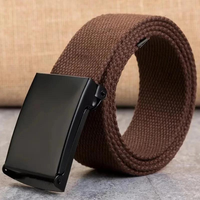 Nouveaux hommes Ceinture nouvelle mode unisexe armée tactique Ceinture jean mâle décontracté luxe to