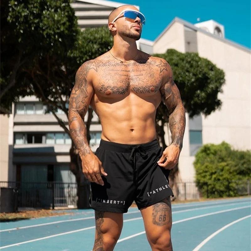 Shorts sport homme été 2026 respirants - Jogging basketball running - Séchage rapide confort