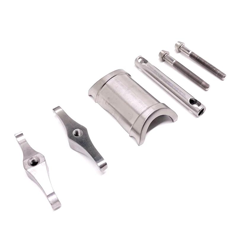 Tige de selle CNC en alliage de titane 3AL2.5V 31.8mm pour vélo pliant Brompton 4 tailles 600/580/55