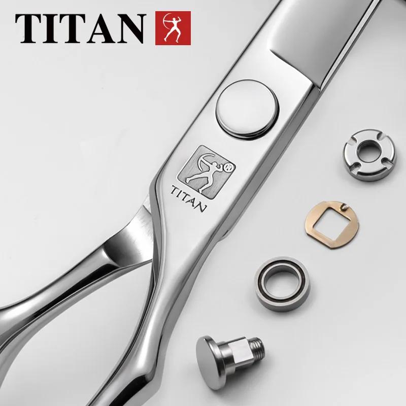 Titan ciseaux à cheveux professionnels coupe amincissante ciseaux à cheveux de barbier ciseaux de co