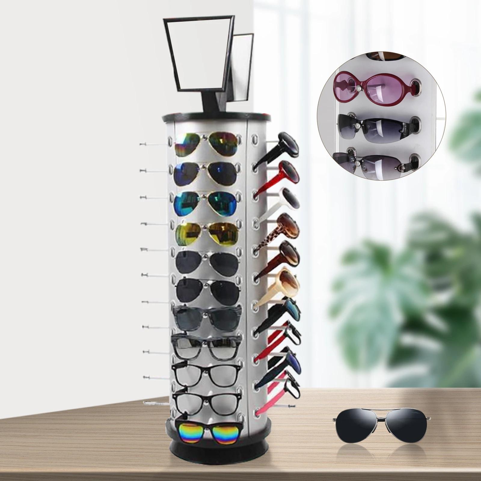 Présentoir à Lunettes Rotatif à 360 ° T1, Support d'Étagère Rotatif, Commercial, 44 Paires, Nouveau