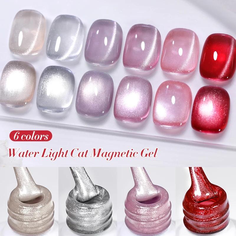BORN PRETTY 10ml argent eau lumière chat Gel magnétique Vernis à ongles fournitures Vernis Gel Semi 