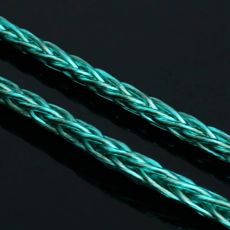 Câble de mise à niveau pour écouteurs ivipQ-502, graphène plaqué argent OCC, avec 3.5mm/4.4mm MMCX/0