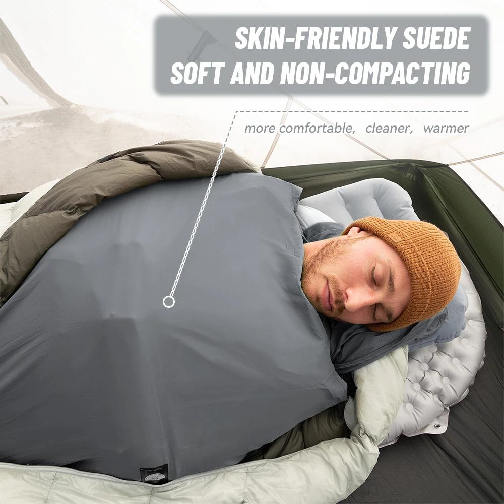 Naturehike Camping sac de couchage doublure unique sac de couchage doublure momie sac de couchage do