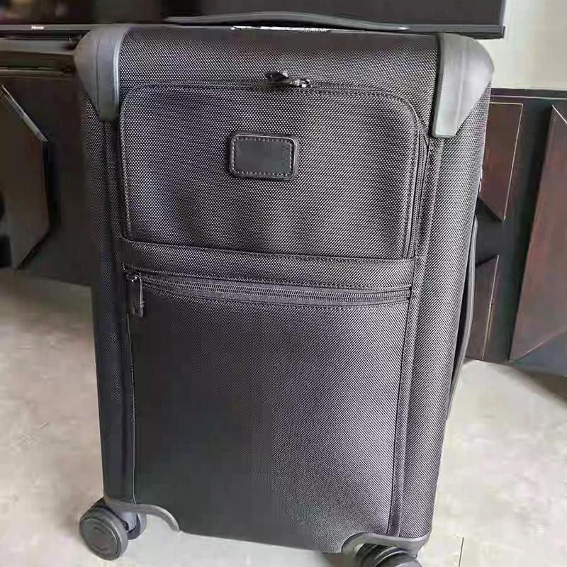 Valise de voyage de luxe en nylon et toile Oxford, bagage cabine avec serrure à code, idéale pour le