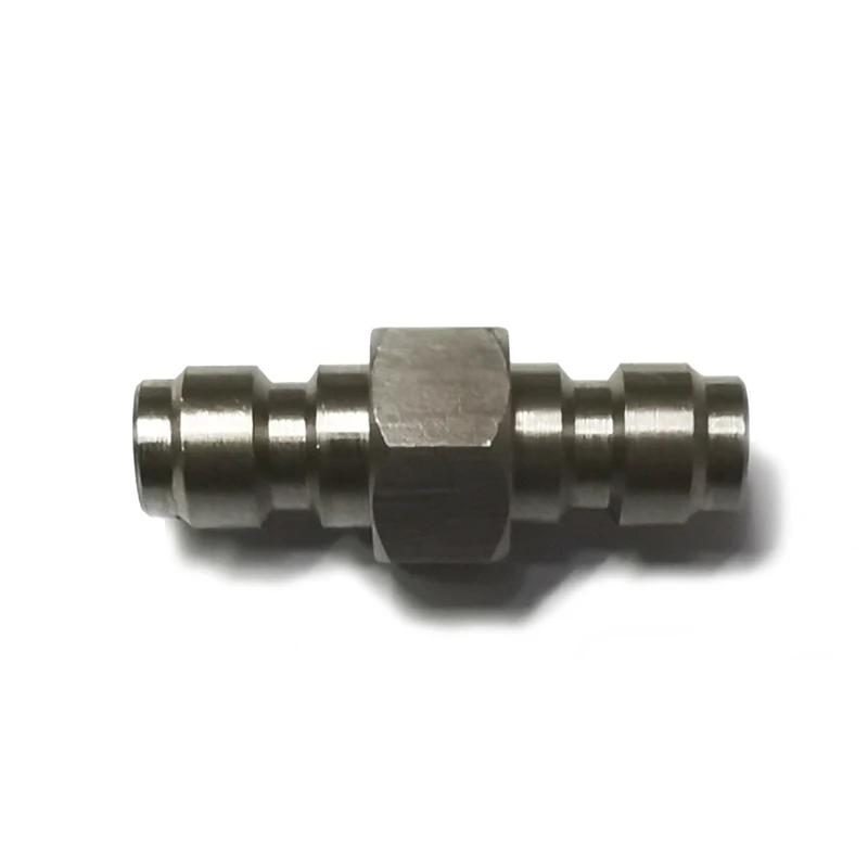 Adaptateur mâle à déconnexion rapide, en acier inoxydable, Double mâle, mamelon de remplissage 8MM, 