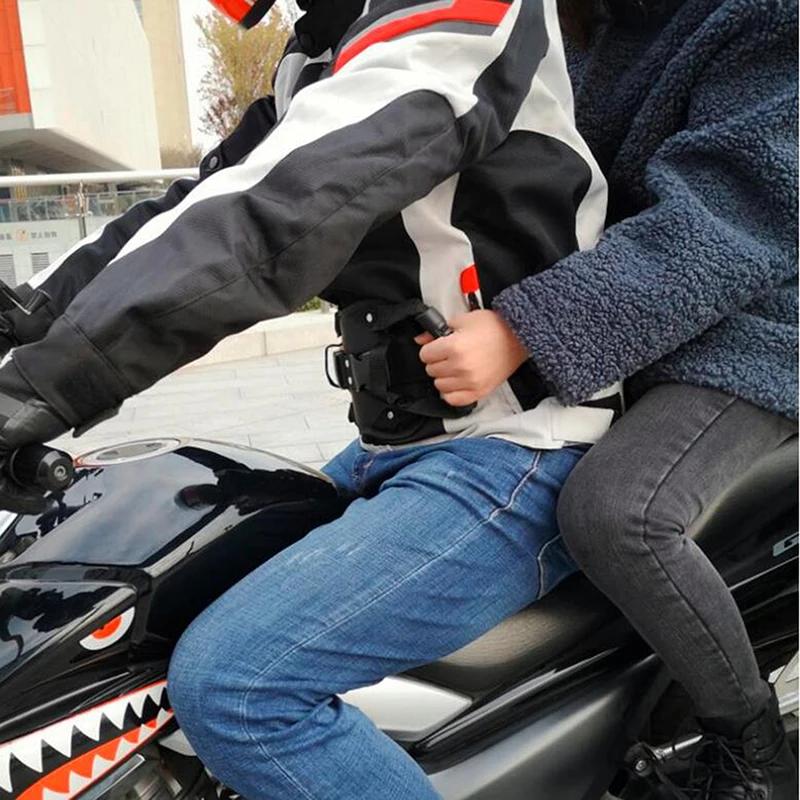 Ceinture de sécurité pour moto et Scooters, poignée de passager pour siège arrière, sangle antidérap