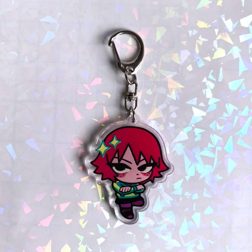 Garçon tordu Scott Pilgrim décolle porte-clés en acrylique cadeau d'anniversaire pour garçons et fil