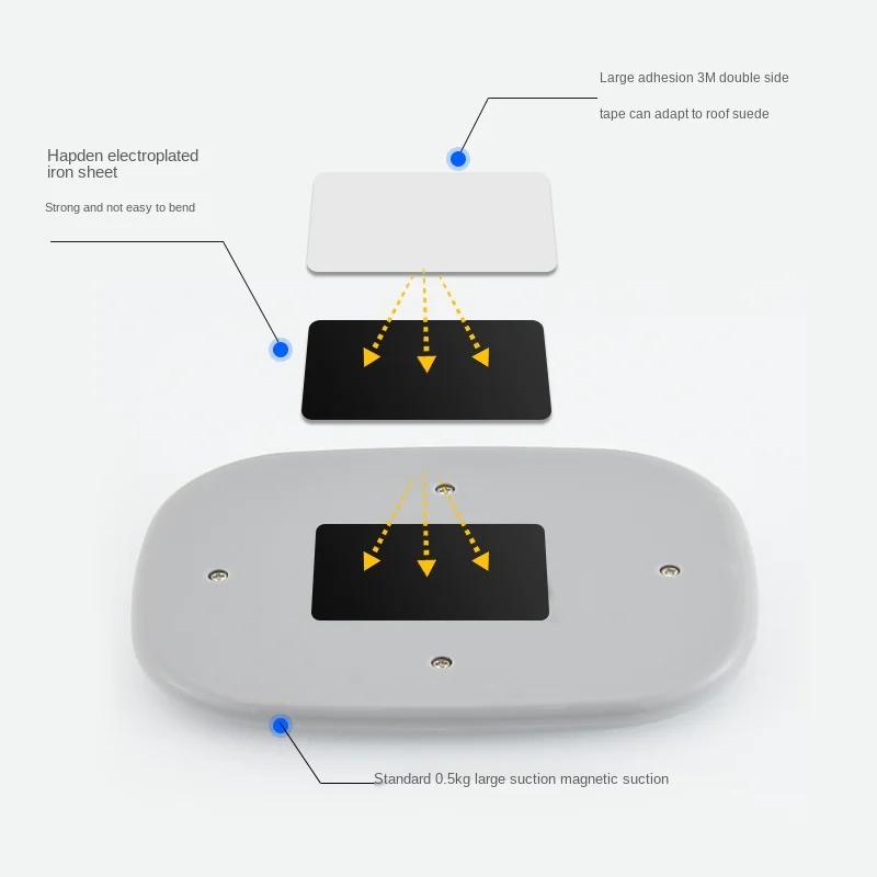 Plafonniers de voiture 10 LED veilleuse de lecture USB charge magnétique dôme lampe coffre lampe lum