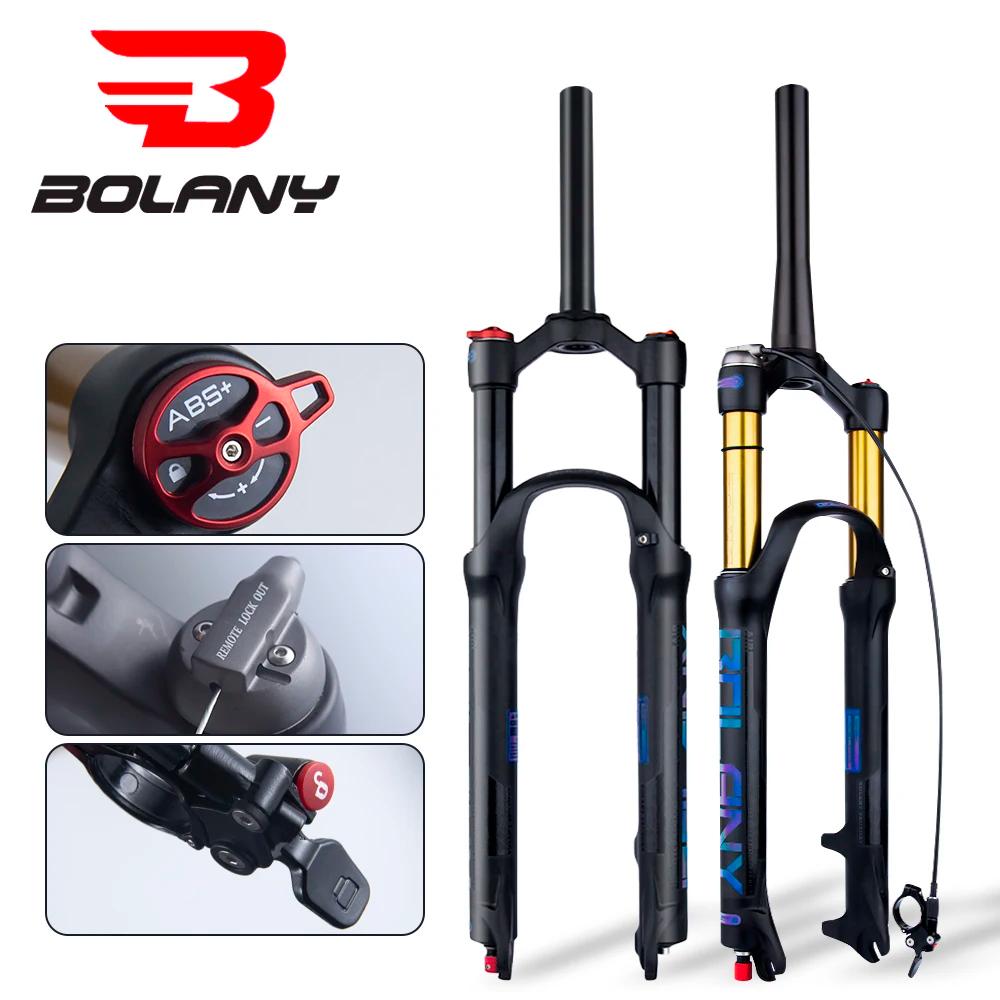Fourche VTT air réglable BOLANY 26/27.5/29 pouces débattement 120mm détachement rapide suspension avant