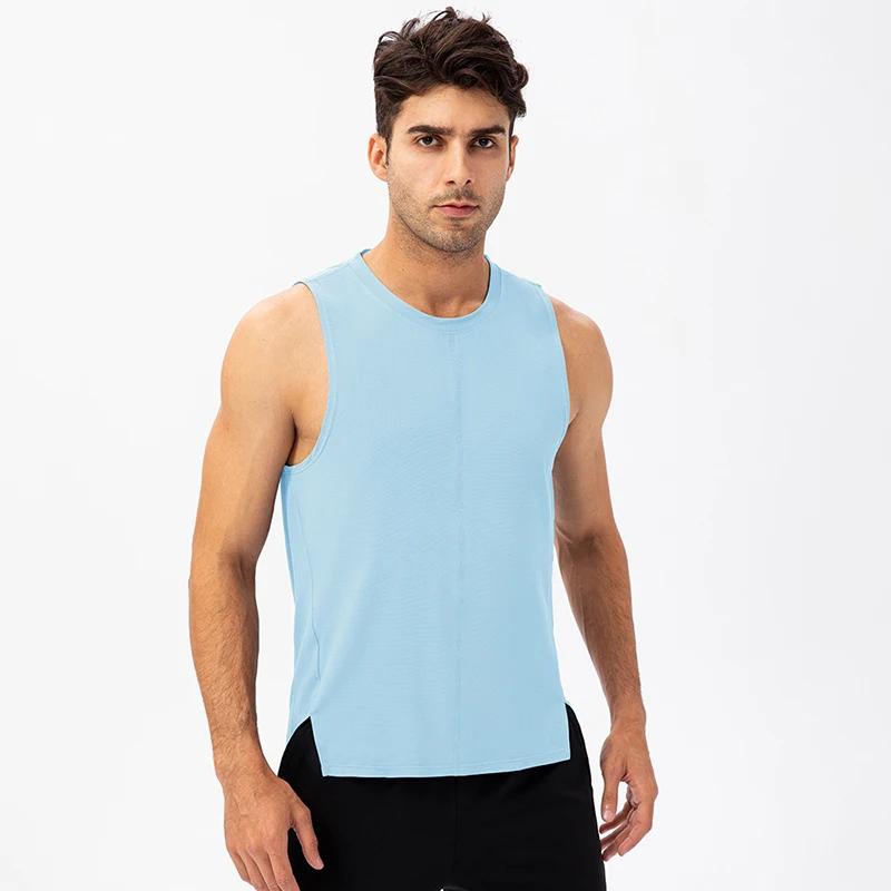 Glaçure de course ample pour homme, maillot de sport respirant, couche de base d'entraînement, haut 