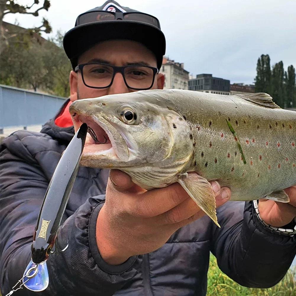 Kingdom Kingart coulant méné leurres de pêche 6g 9g 14g 18.6g Jerkbaits ​ ​ Wobblers d'action réalis
