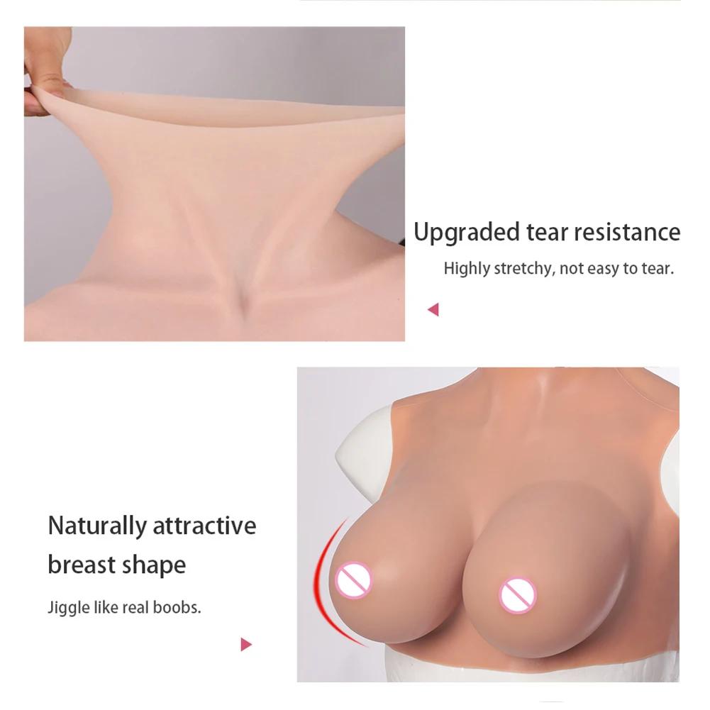 Faux Seins Artificiels en Silicone, Formes Réalistes, pour Crossdresser, Shemale Drag Queen, Transge