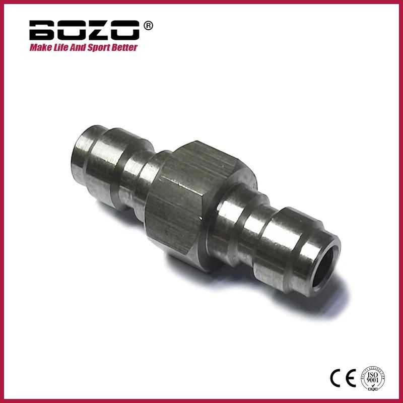 Adaptateur mâle à déconnexion rapide, en acier inoxydable, Double mâle, mamelon de remplissage 8MM, 