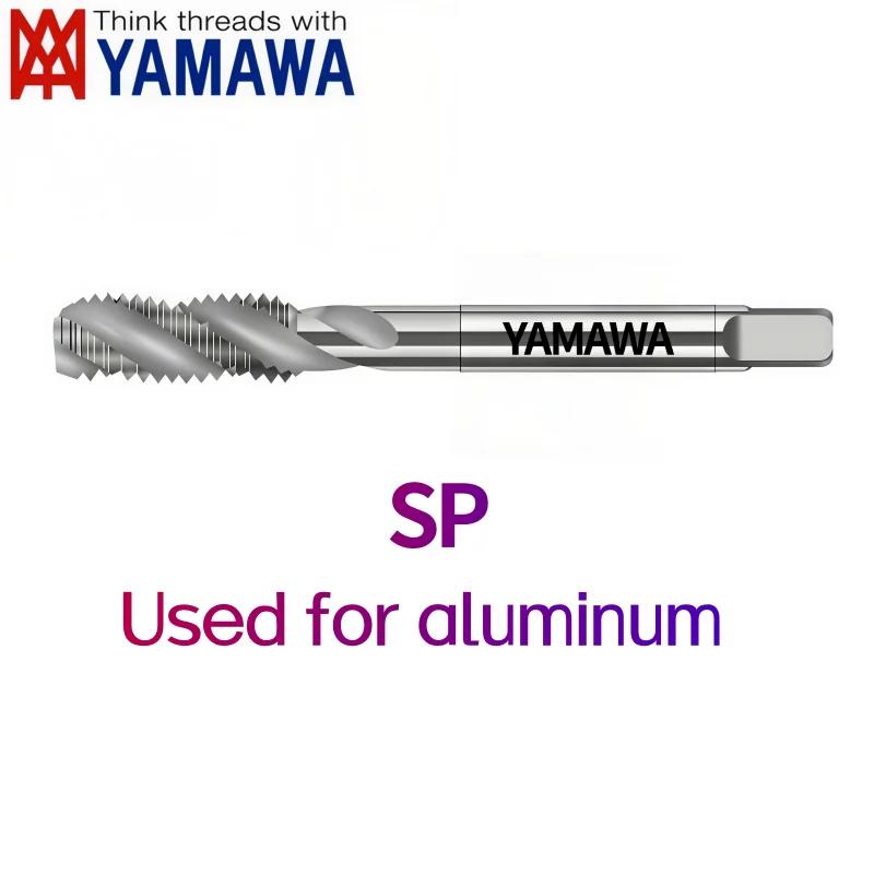Taraud à spirale métrique YAMAWA du Japon, en acier inoxydable noir/acier au cobalt, taraud M1M2-M24