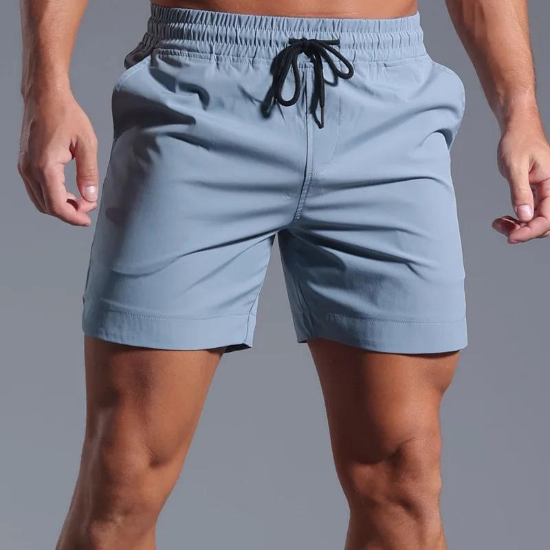 Short de course d'été pour hommes, vêtements de Sport élastiques à séchage rapide, pantalons courts 