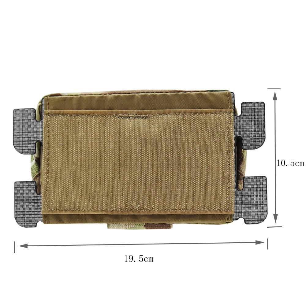 VULPO – gilet tactique FCPC MOLLE, pochette pour panneau d'administration, sous-sac d'extension de p