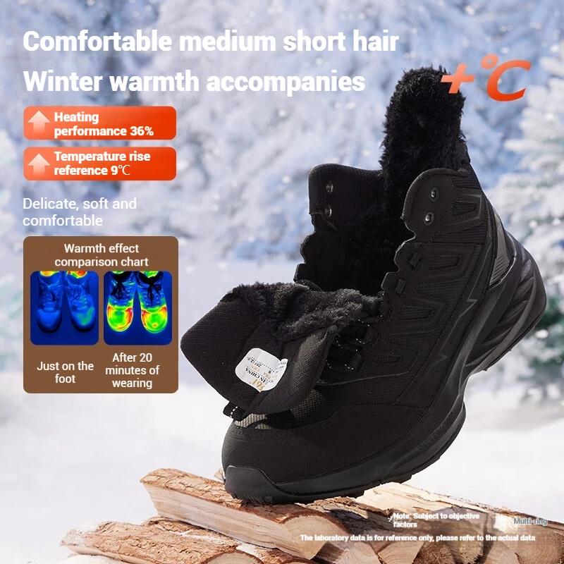 Leuven-Chaussures de course coordonnantes pour hommes, baskets pour hommes, velours, chaud, conforta