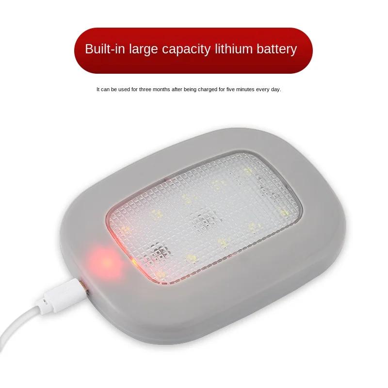 Plafonniers de voiture 10 LED veilleuse de lecture USB charge magnétique dôme lampe coffre lampe lum