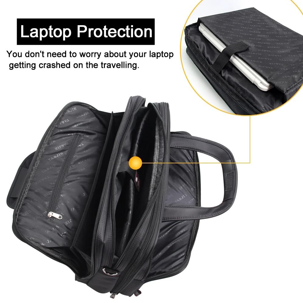 Porte-documents de grande capacité pour hommes, sac d'affaires 15.6 pouces 17 pouces 19 pouces, sac 