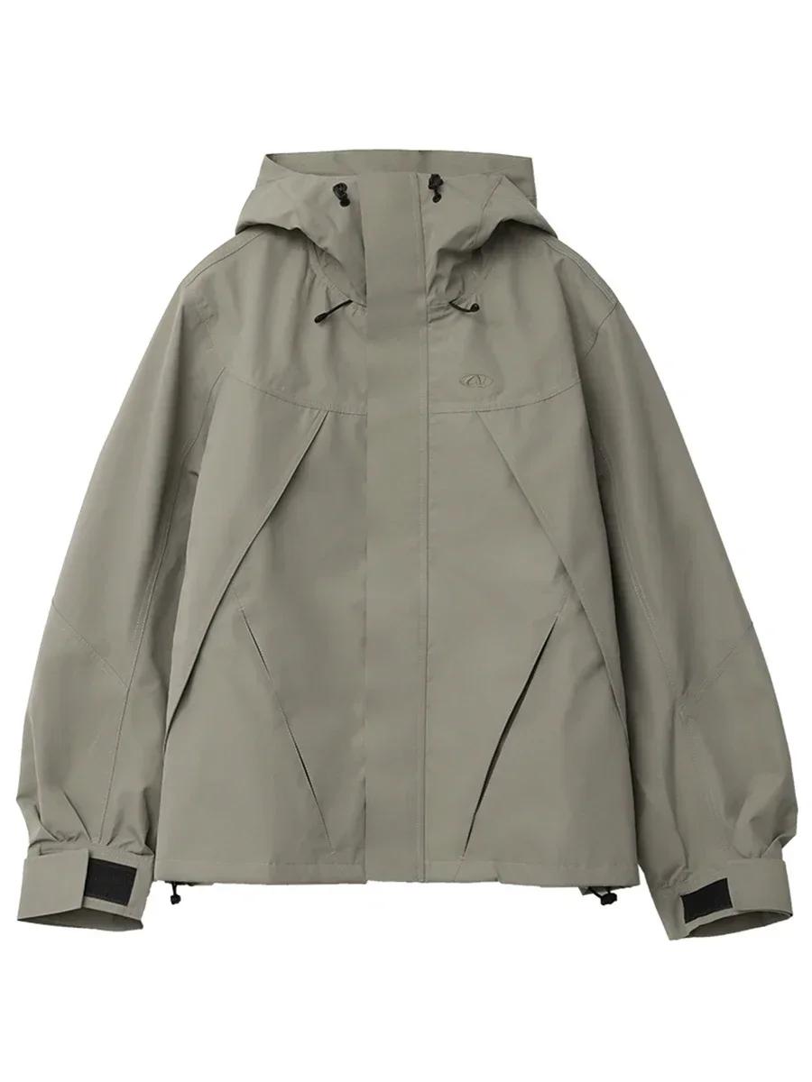 CHIC VEN-Veste de dehors à Capuche pour Femme, Manteau Court, Coupe-Vent, Solide, Extérieur, Automne