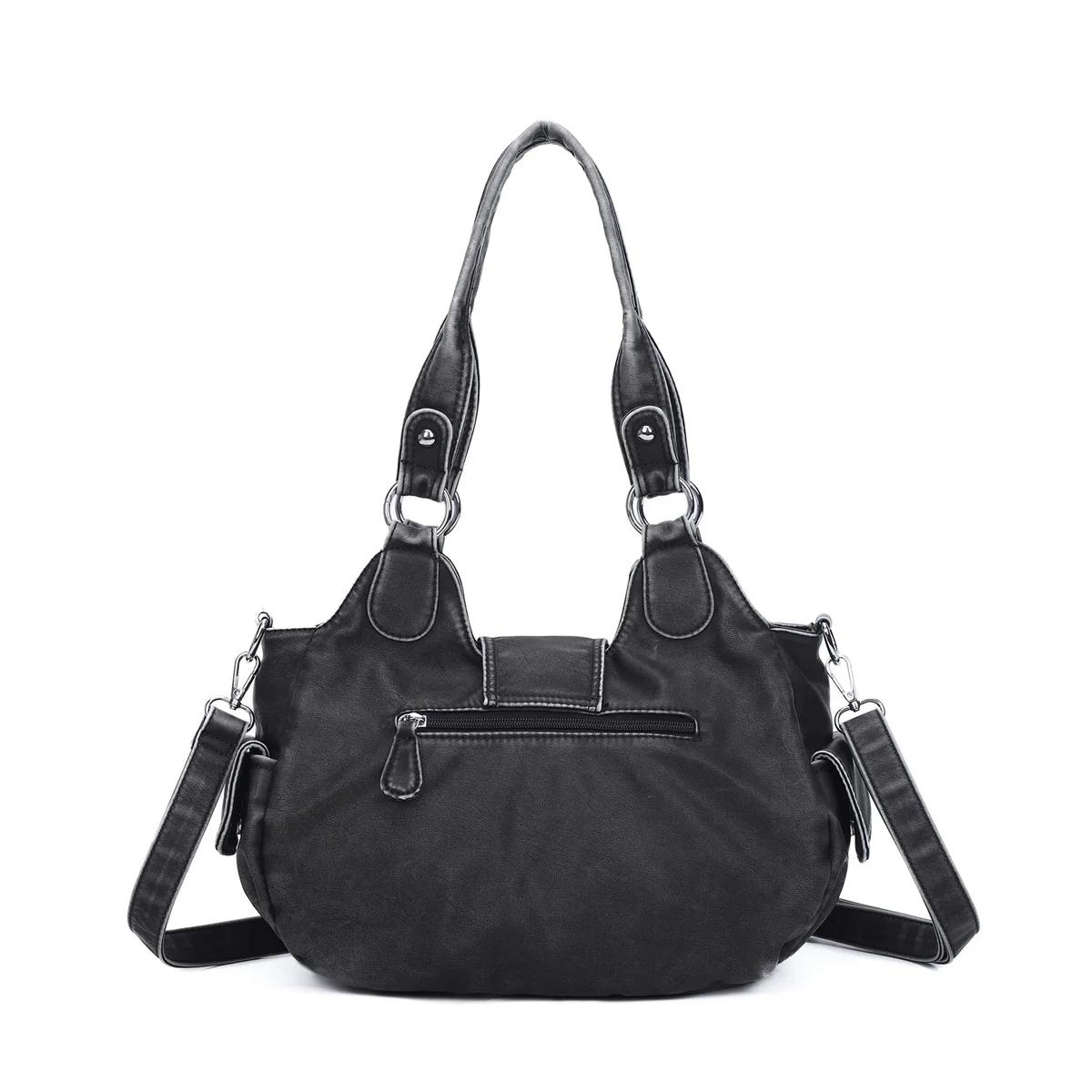 Sac à main léopard pour femmes, sac à bandoulière à poignée supérieure, sac de boulettes en PU, sacs