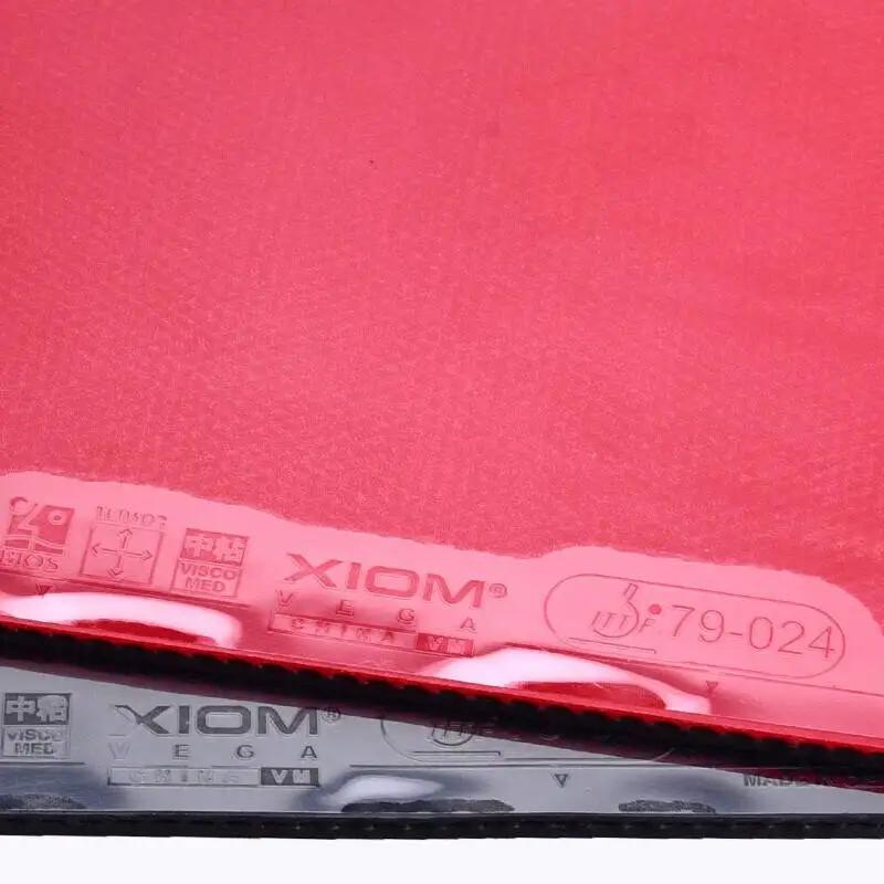 XIOM VEGA CHINA VM Tennis de Table boucle en caoutchouc boutons avec éponge Ping-Pong Tenis de mesa