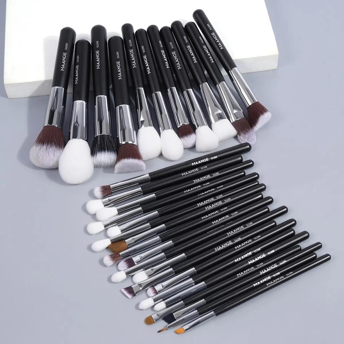 Ensemble de pinceaux de maquillage professionnels, outils de beauté cosmétiques, fond de teint, fard