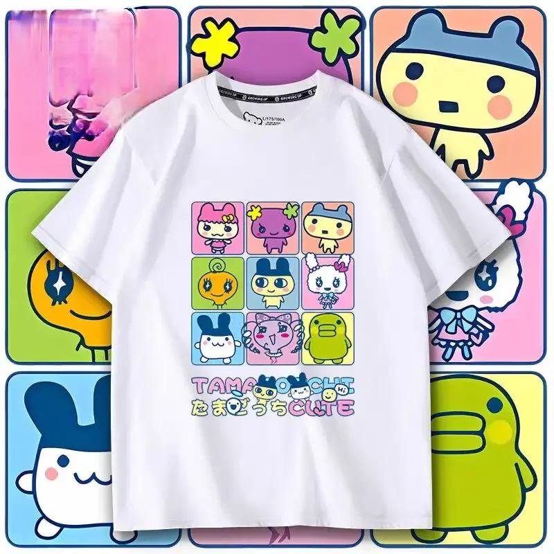 Japon Tamagotchi T-shirt femme t-shirts hauts modèle femmes Kawaii dessin animé Harajuku Kawaii déco
