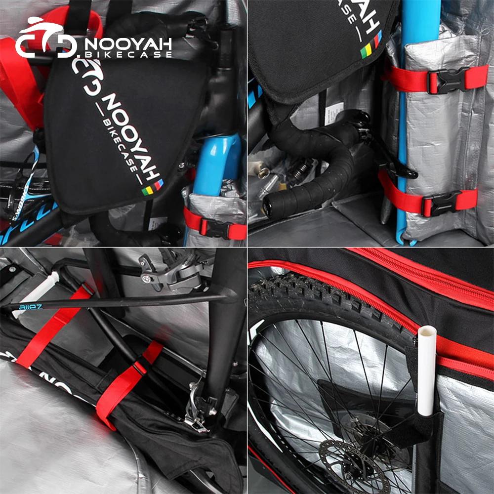 NOOYAH Sac à Vélo Sac de Transport Pour Vélo MTB & Route Valise de Transport Pour Accessoires de Vél