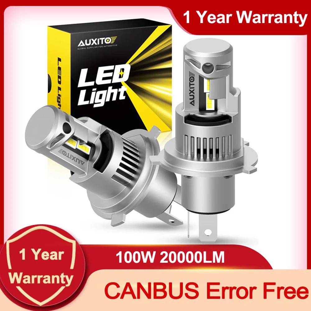 AUXITO – phare de voiture LED H4 9003 H8 H11 9012, ampoule CANBUS 100W 20000LM 9005, lampe pour BMW 