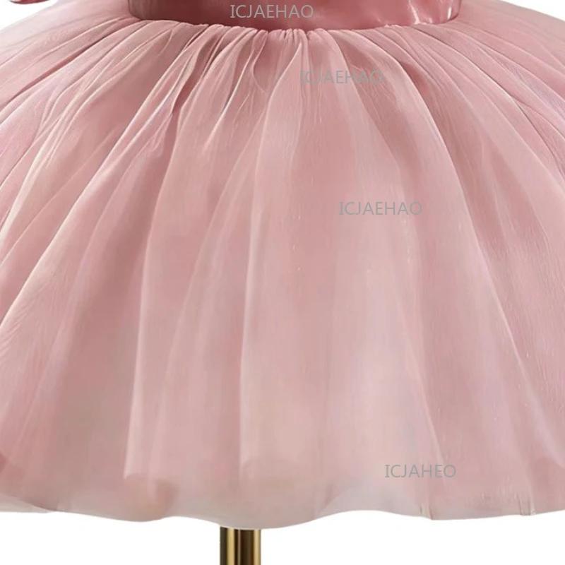 Robe de princesse pour enfants, manches bouffantes, nouveau costume de soirée élégant pour enfants, 