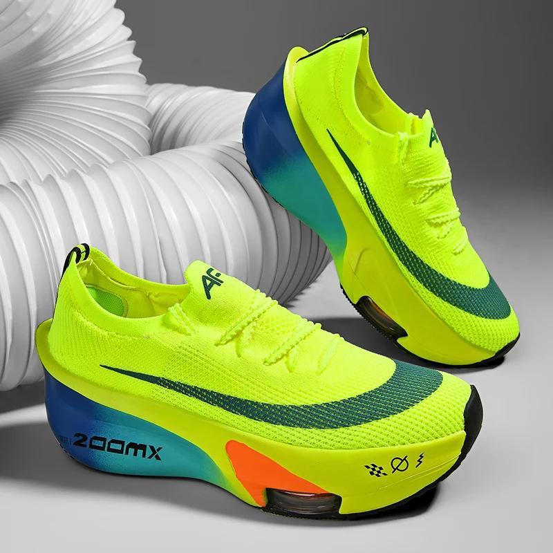 Chaussures de course Anti-renversement pour hommes et femmes, chaussures de sport durables, légères 