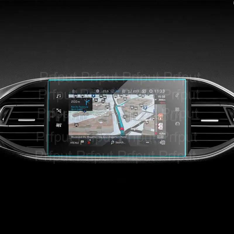 Film en verre trempé de 9.7 pouces pour Peugeot 308 408 508 208, protection d'écran pour autoradio, 