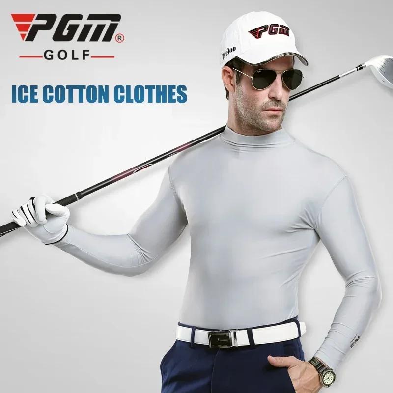 PGM – chemise de Golf pour hommes, sous-vêtements à manches longues, T-shirts en soie glacée rafraîc