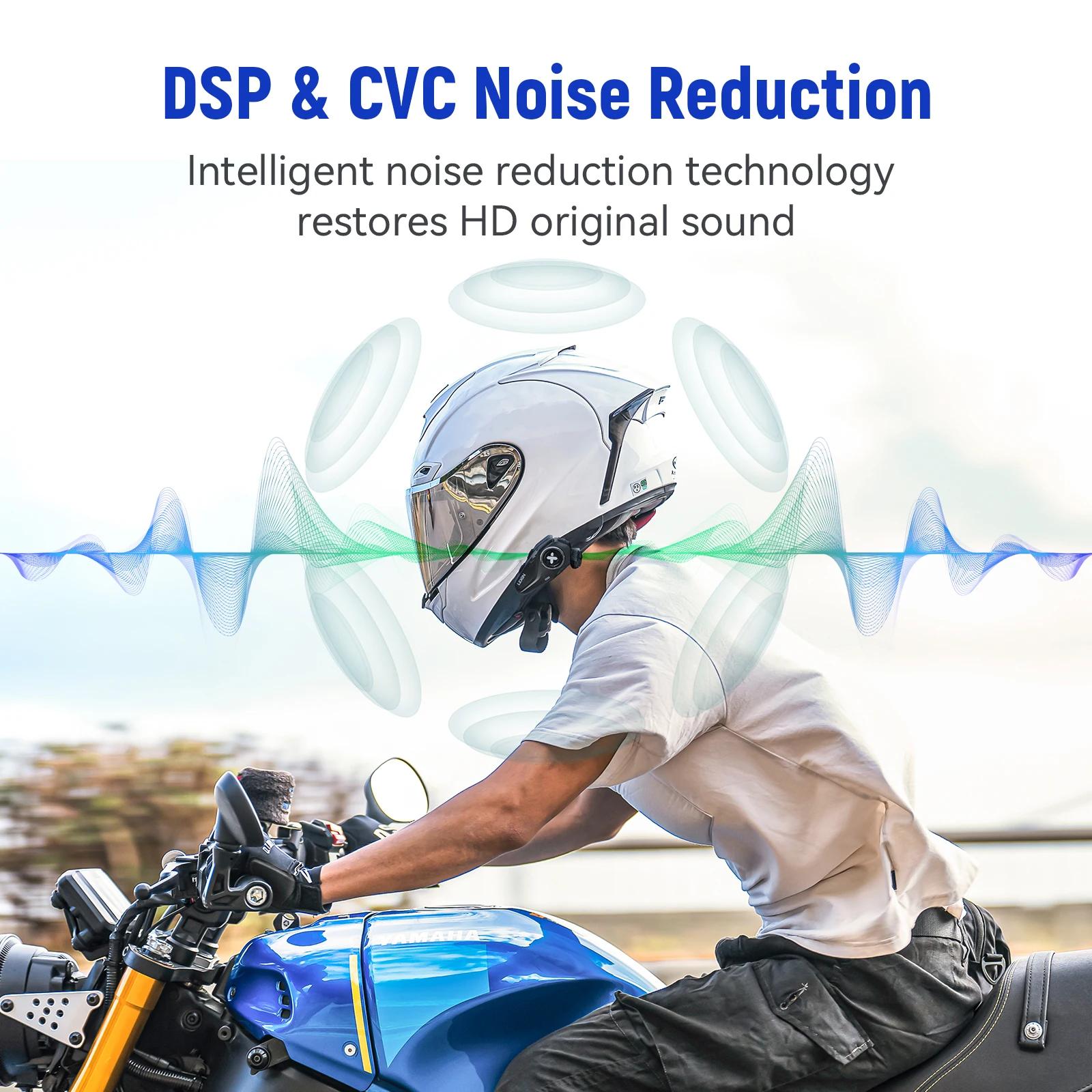 Lexin G1 casques de qualité sonore bluetooth pour moto pour casque, casque Bluetooth, haut-parleurs 