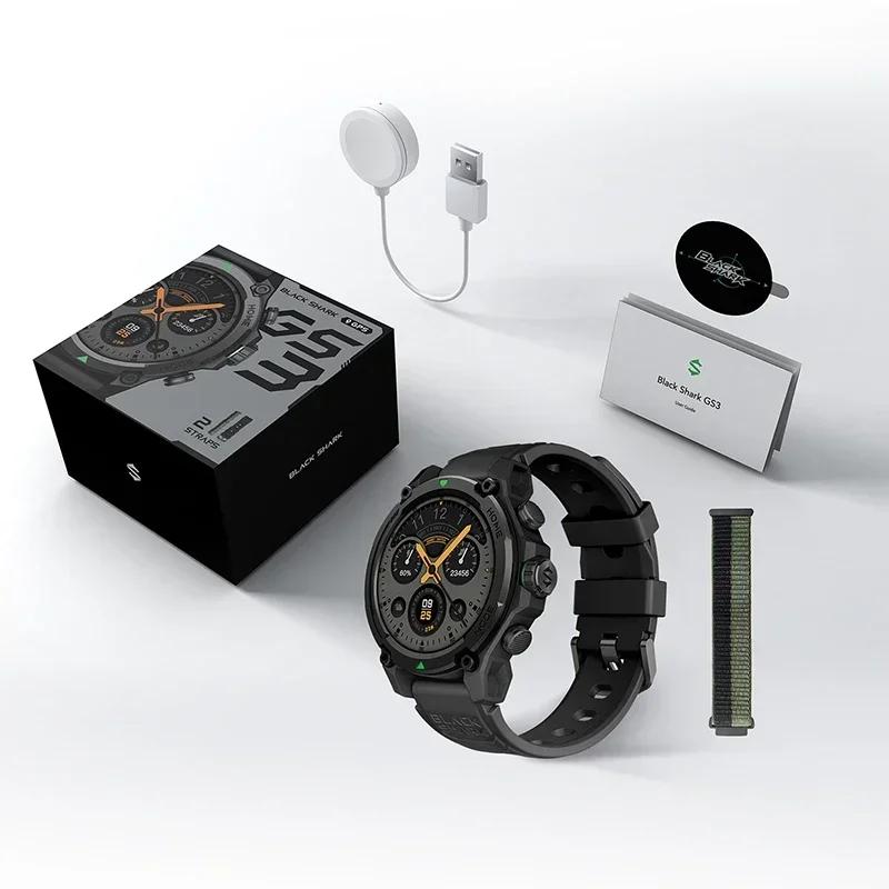 [Première mondiale] montre intelligente Blackshark GS3 Version mondiale écran AMOLED 1.43 "5ATM 21 j