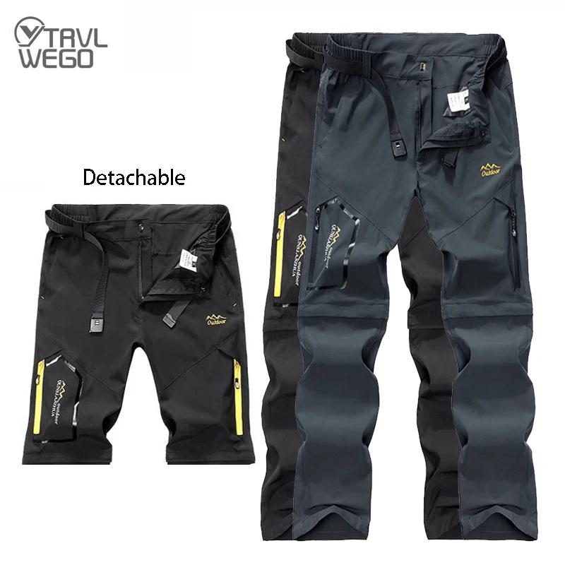 TRVLWEGO pantalon de sport respirant pour hommes randonnée légère avec poche zippée pantalon de voya