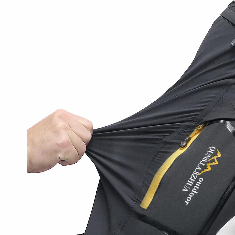 TRVLWEGO pantalon de sport respirant pour hommes randonnée légère avec poche zippée pantalon de voya
