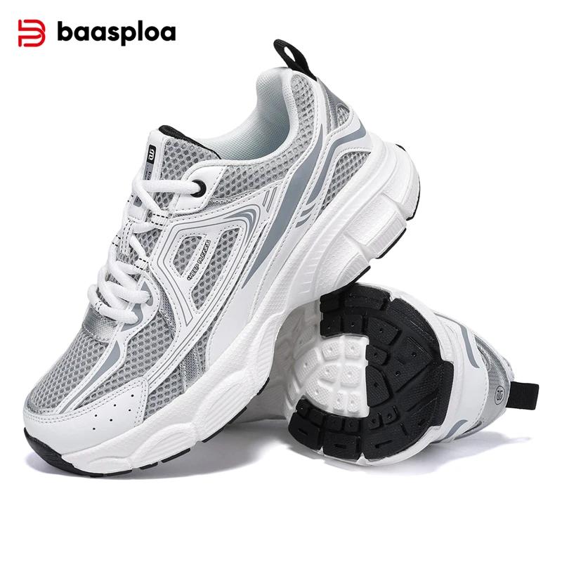 Baasploa femmes chaussures de Sport maille respirant léger chaussures de marche décontractées femme 