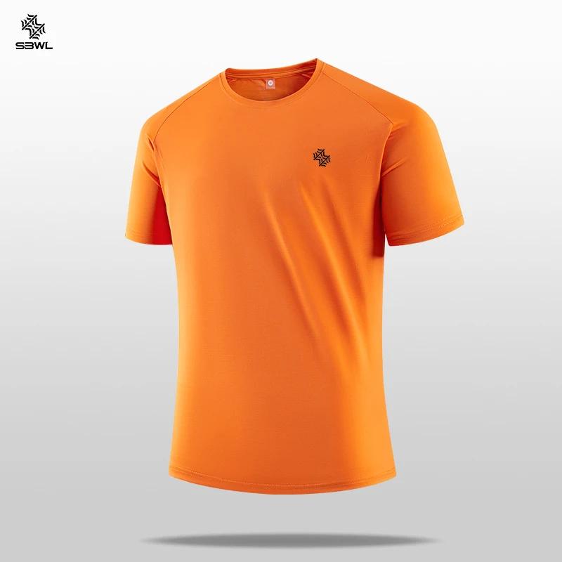 SBWL T-shirts de sport de haute qualité pour hommes et femmes, chemises à manches courtes à séchage 