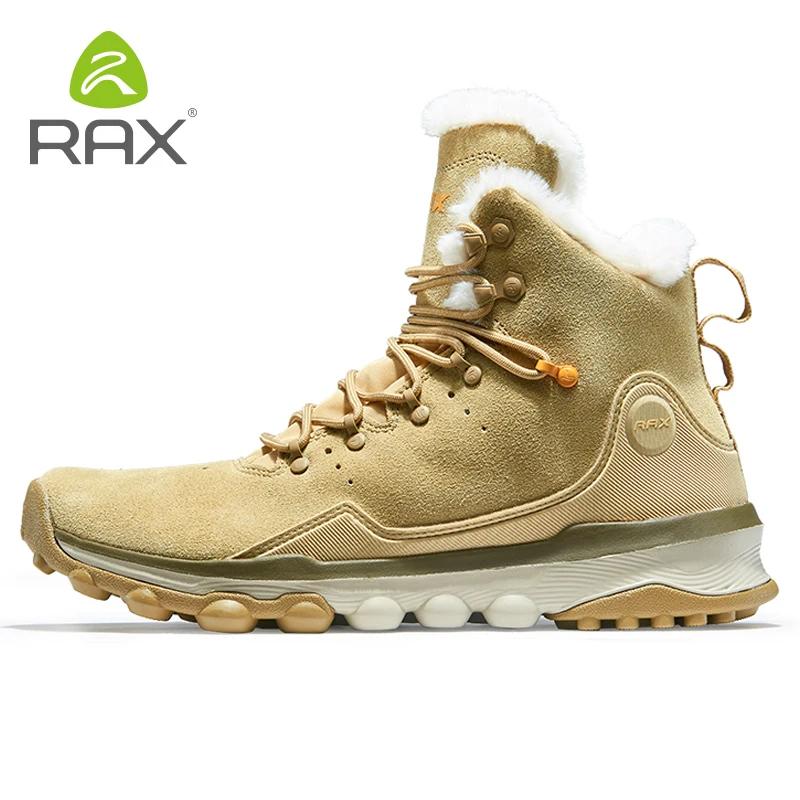 RAX-Chaussures de randonnée imperméables pour hommes, baskets d'extérieur d'hiver, bottes de neige e