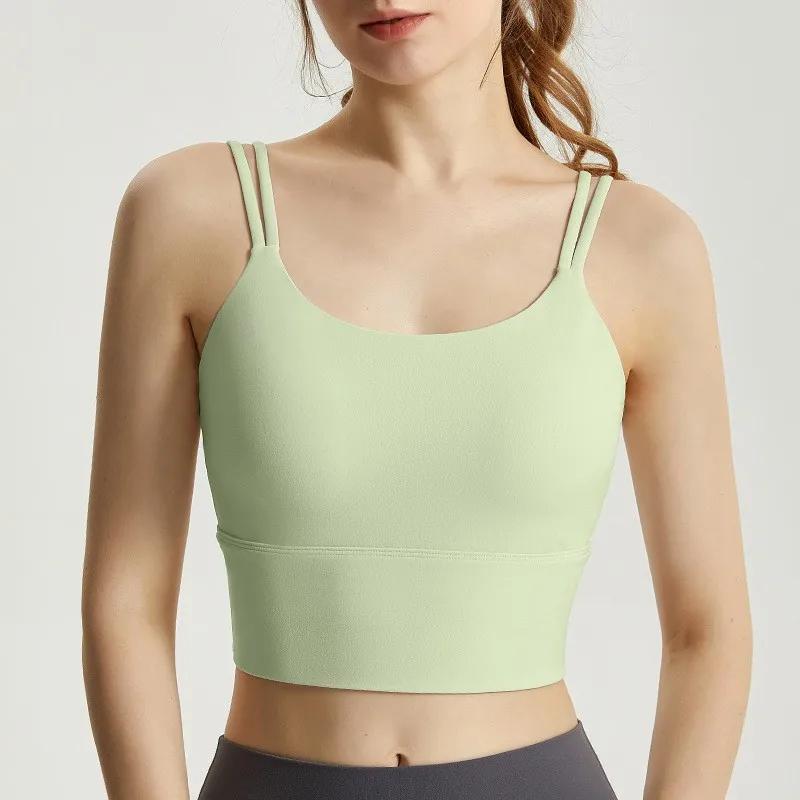 Camisole de Yoga professionnelle, tapis de poitrine fixe, sous-vêtements de sport pour femmes, antic